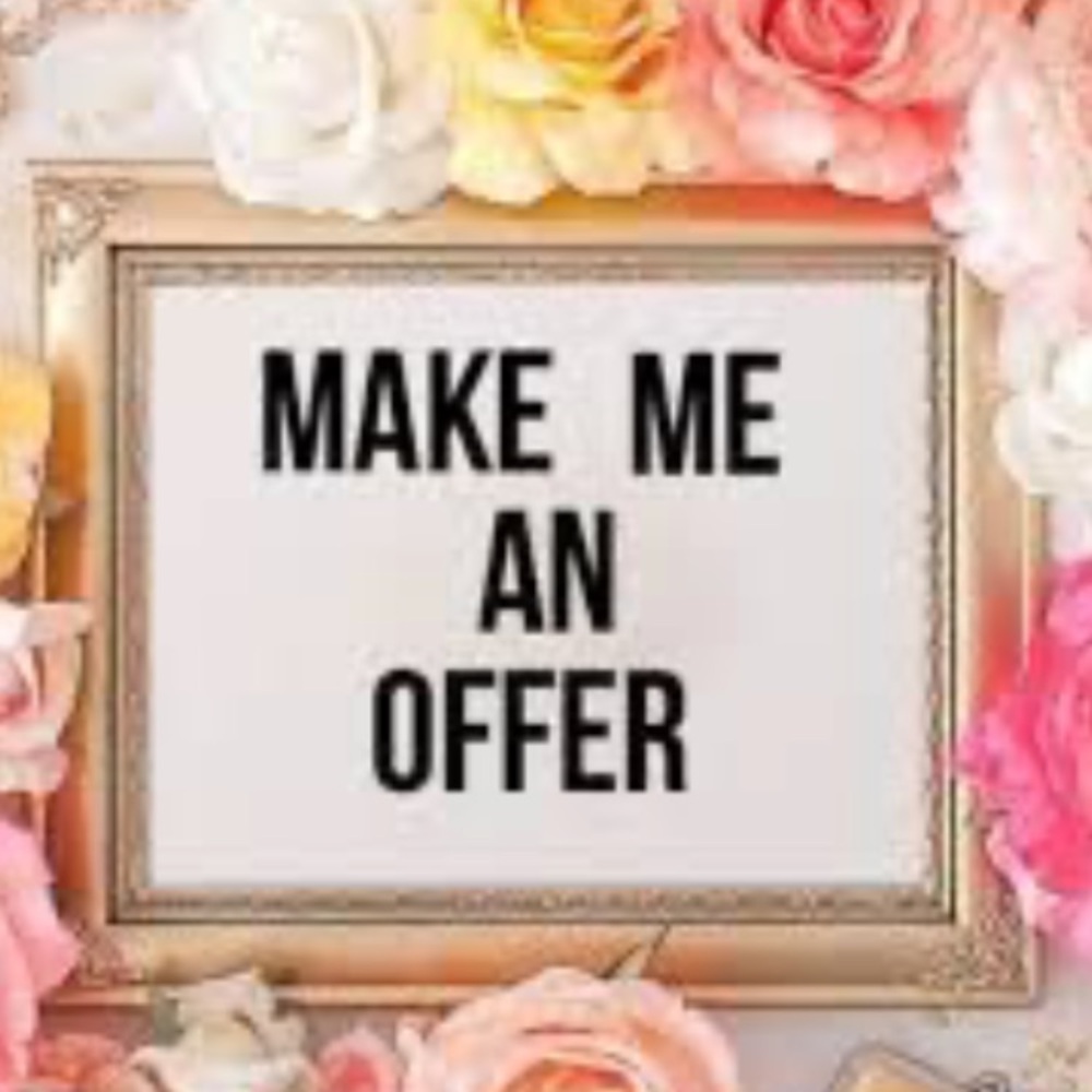 Reasonable offers will be accepted